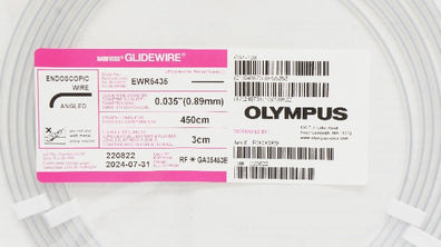 Terumo GA35453E Olympus Radifocus Glidewire, Angled 0.035inch x 450cm x 3cm